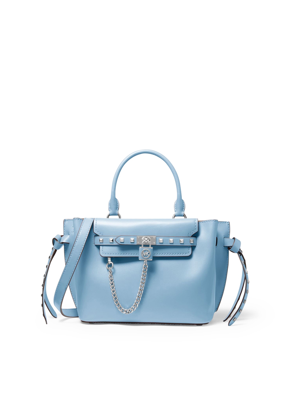 Modern Michael Kors Wholesale ○ Hamilton legacy small studded leather  belted satchel up to 70% off